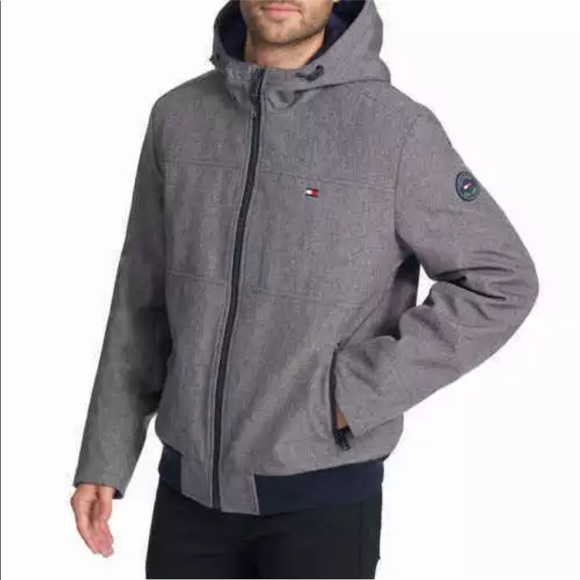 tommy hilfiger arctic hooded bomber jacket